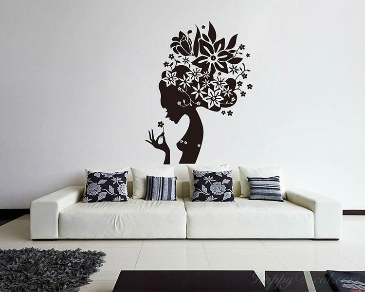 Mysterious Floral Fairy Decal